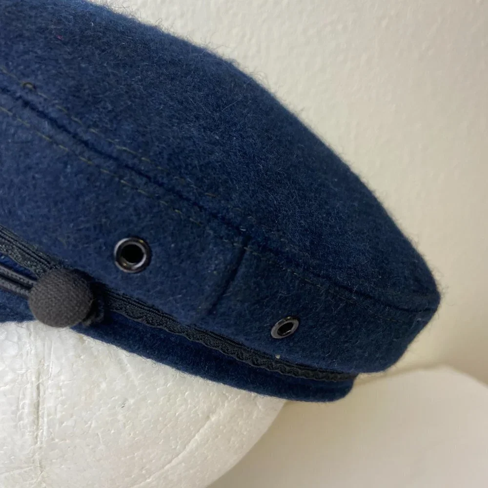 Vintage Dorfman Pacific Co Braided Fisherman’s Golf  Cap Woolen Sz L